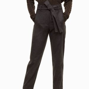 Aritzia Wilfred Grey Wool Jallade Pants